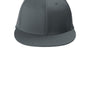 Sport-Tek Hats Mens Moisture Wicking Flexfit Flat Bill Hat - Iron Grey