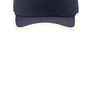 Sport-Tek Hats Mens Repeat Moisture Wicking Adjustable Visor - True Navy Blue/White