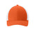 Sport-Tek Hats STC60 Mens Moisture Wicking Stretch-Tek Mesh Back Hat Deep Orange/White Flat Front