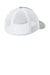 Sport-Tek Hats STC60 Mens Moisture Wicking Stretch-Tek Mesh Back Hat Silver Grey/White Flat Back