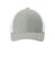 Sport-Tek Hats STC60 Mens Moisture Wicking Stretch-Tek Mesh Back Hat Silver Grey/White Flat Front