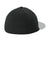 Sport-Tek Hats STC64 Mens Pro Cut Moisture Wicking Stretch-Tek Hat Black/Silver Grey/Black Flat Back