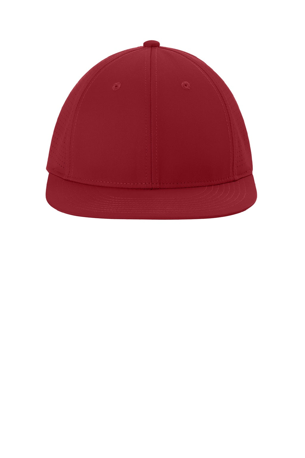 Sport-Tek Hats STC64 Mens Pro Cut Moisture Wicking Stretch-Tek Hat Deep Red Flat Front
