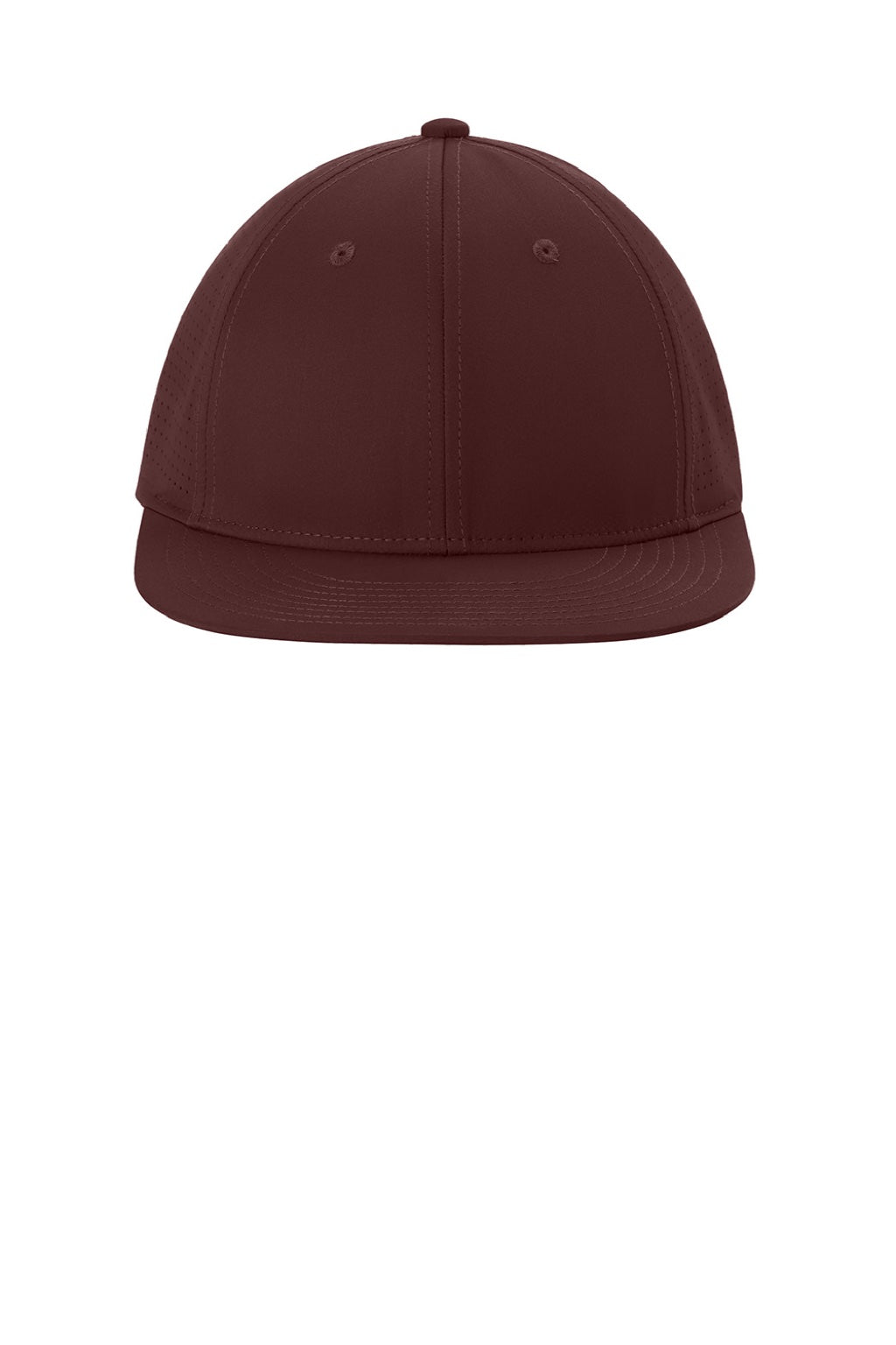 Sport-Tek Hats STC64 Mens Pro Cut Moisture Wicking Stretch-Tek Hat Maroon Flat Front