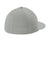 Sport-Tek Hats STC64 Mens Pro Cut Moisture Wicking Stretch-Tek Hat Silver Grey Flat Back