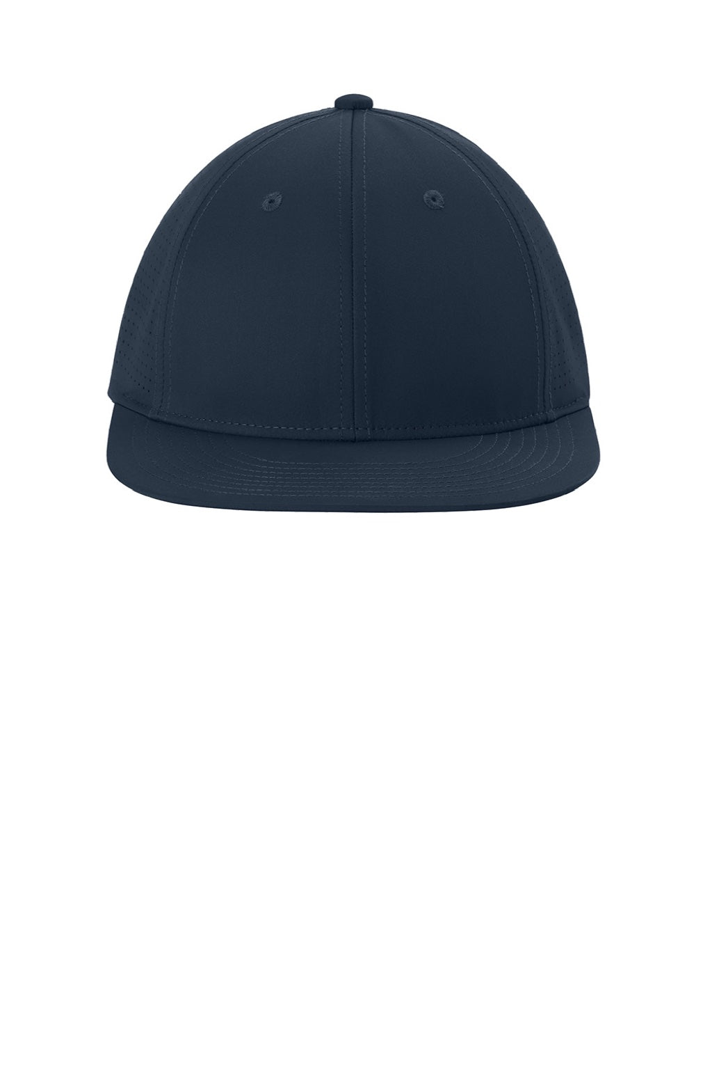 Sport-Tek Hats STC64 Mens Pro Cut Moisture Wicking Stretch-Tek Hat True Navy Blue Flat Front