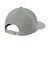 Sport-Tek Hats STC65 Mens Pro Cut Moisture Wicking Adjustable Hat Silver Grey Flat Back