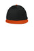 Sport-Tek Hats STC70 Mens Impact Mesh Stretch-Tek Hat Black/Deep Orange/Black Flat Front
