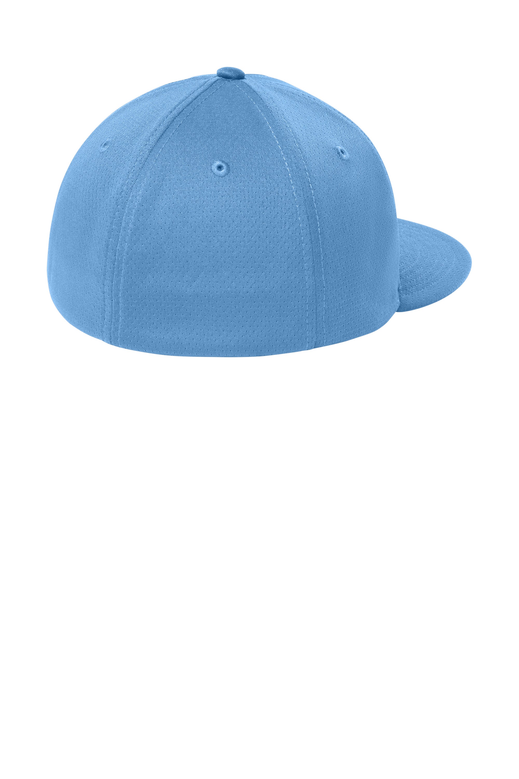 Sport-Tek Hats STC70 Mens Impact Mesh Stretch-Tek Hat Carolina Blue Flat Back