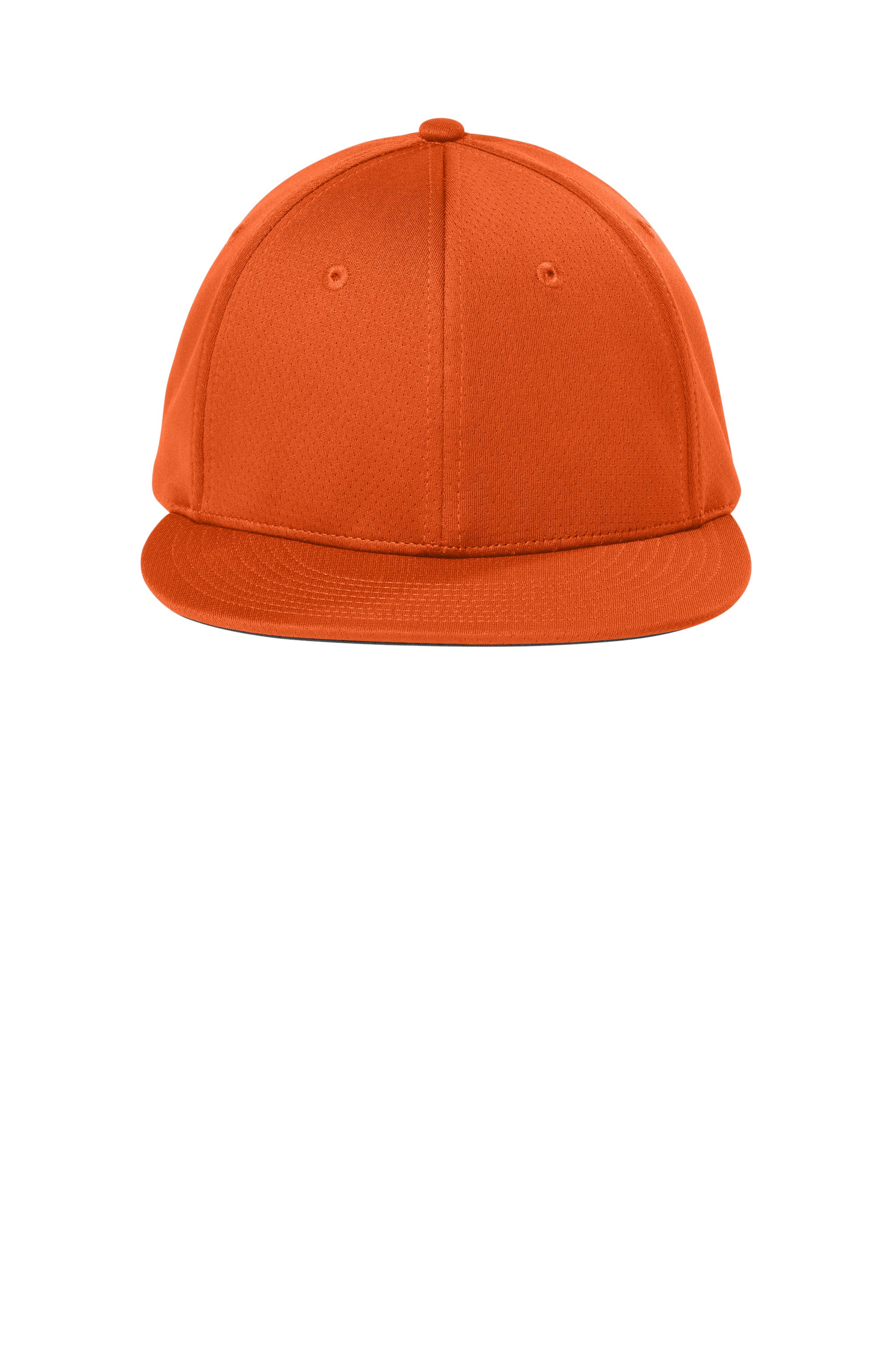 Sport-Tek Hats STC70 Mens Impact Mesh Stretch-Tek Hat Deep Orange Flat Front