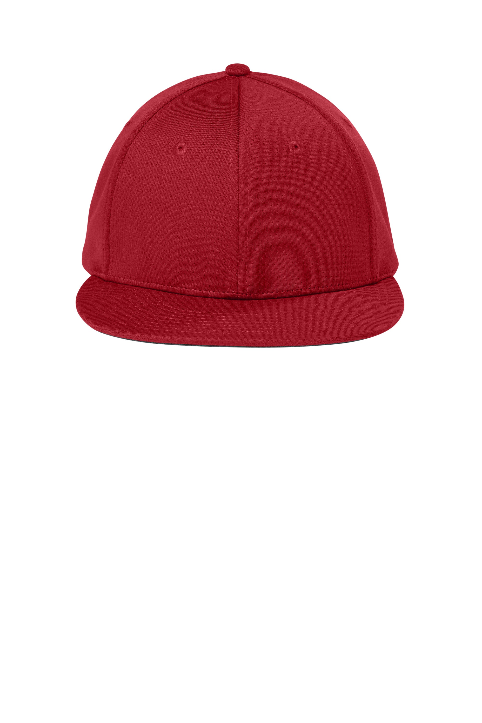 Sport-Tek Hats STC70 Mens Impact Mesh Stretch-Tek Hat Deep Red Flat Front