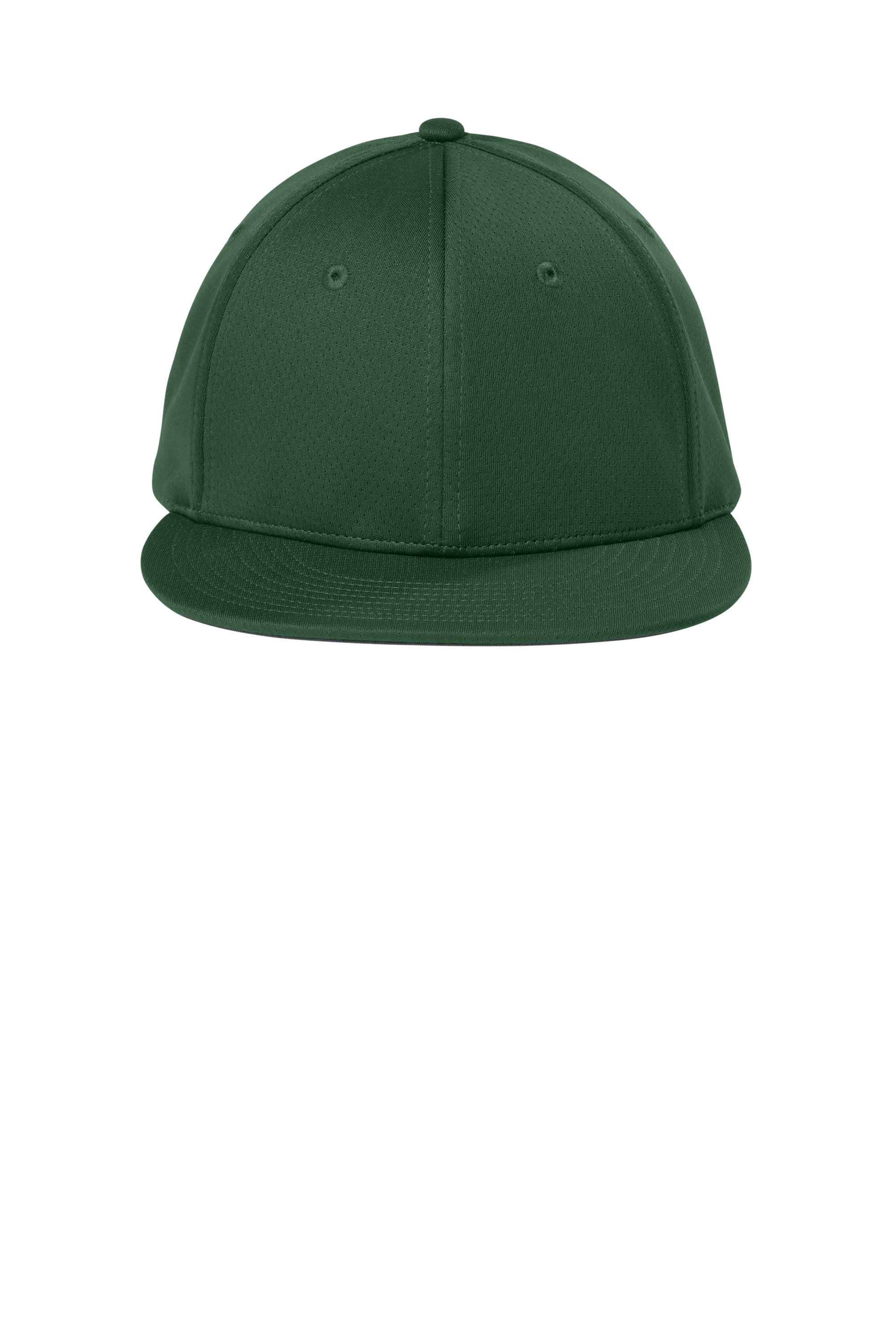 Sport-Tek Hats STC70 Mens Impact Mesh Stretch-Tek Hat Forest Green Flat Front
