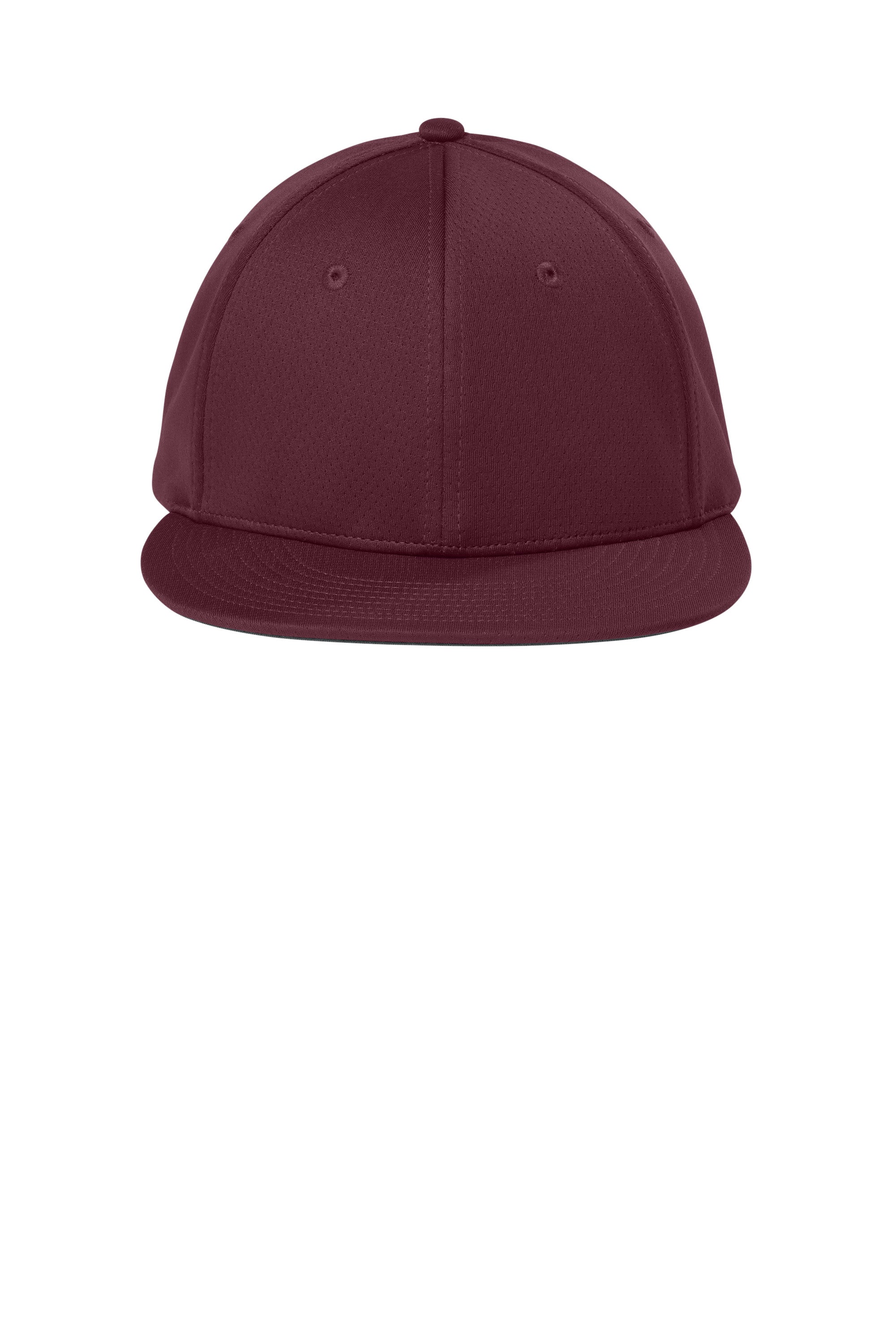Sport-Tek Hats STC70 Mens Impact Mesh Stretch-Tek Hat Maroon Flat Front