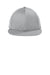 Sport-Tek Hats STC70 Mens Impact Mesh Stretch-Tek Hat Silver Grey Flat Front