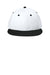 Sport-Tek Hats STC70 Mens Impact Mesh Stretch-Tek Hat White/Black/White Flat Front