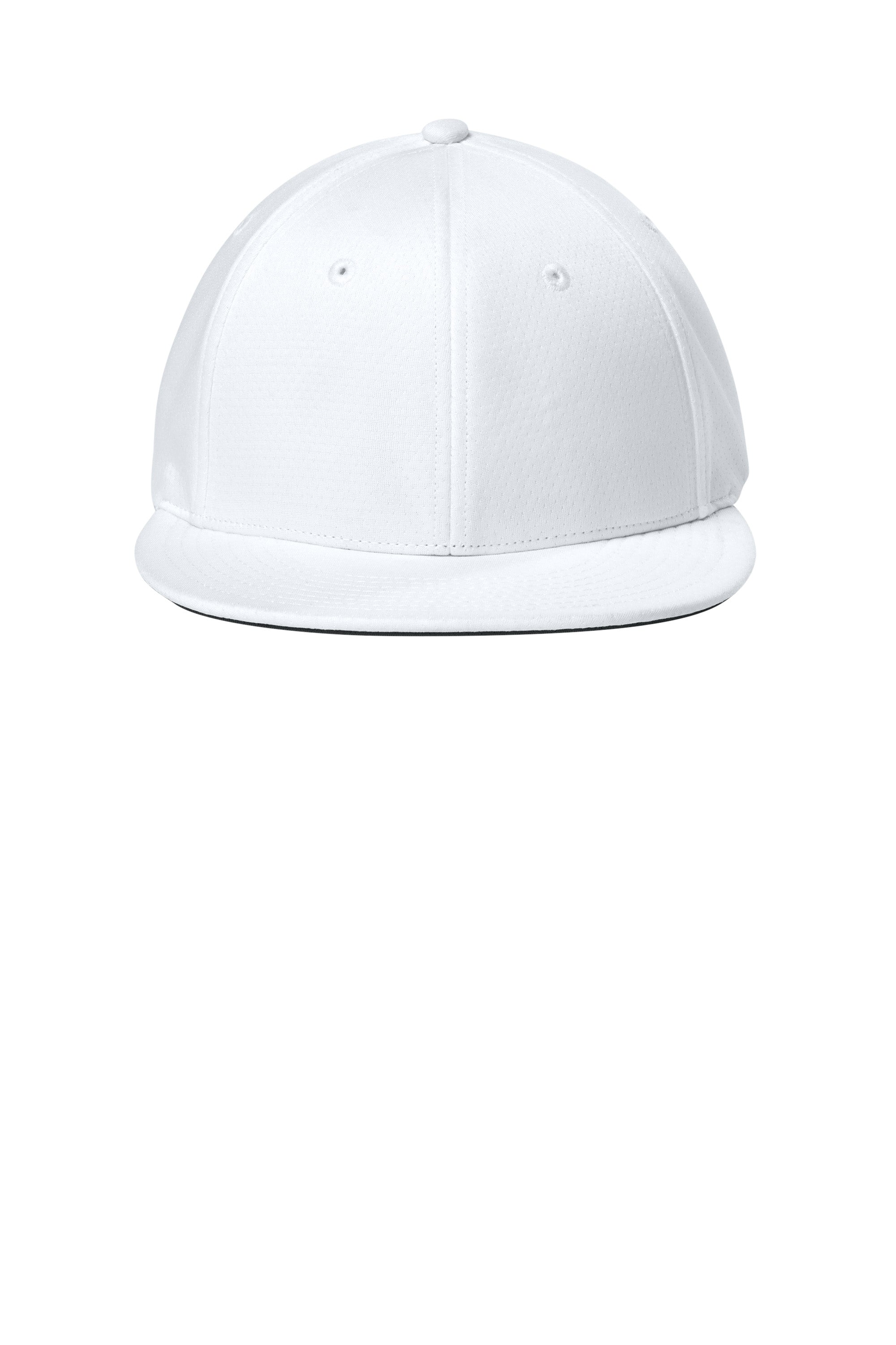 Sport-Tek Hats STC70 Mens Impact Mesh Stretch-Tek Hat White Flat Front