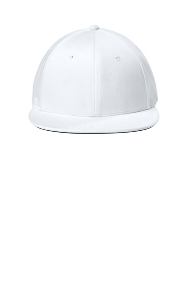 Sport-Tek Hats STC70 Mens Impact Mesh Stretch-Tek Hat White Flat Front