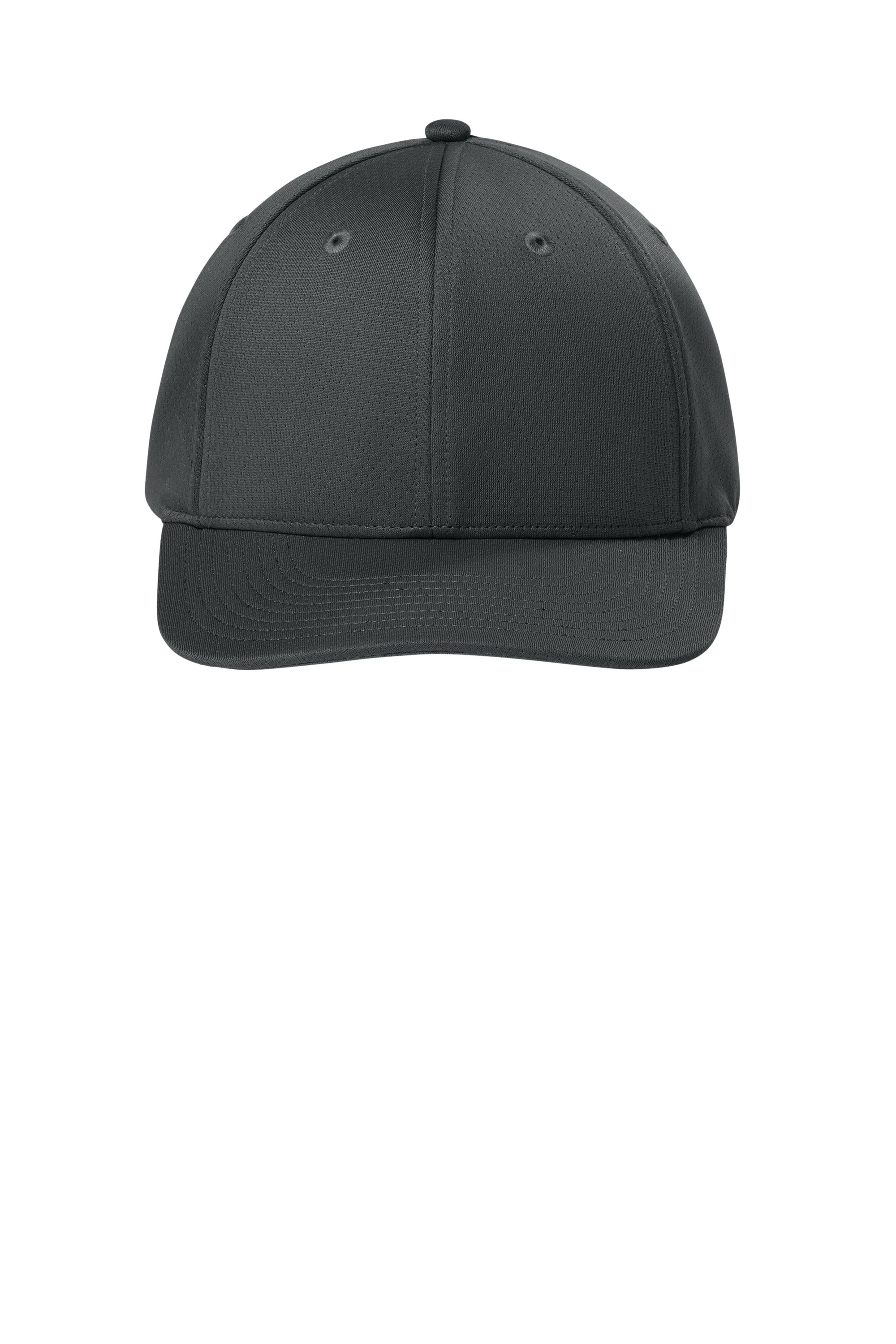 Sport-Tek Hats STC71 Mens Impact Mesh Stretch-Tek Adjustable Hat Iron Grey Flat Front