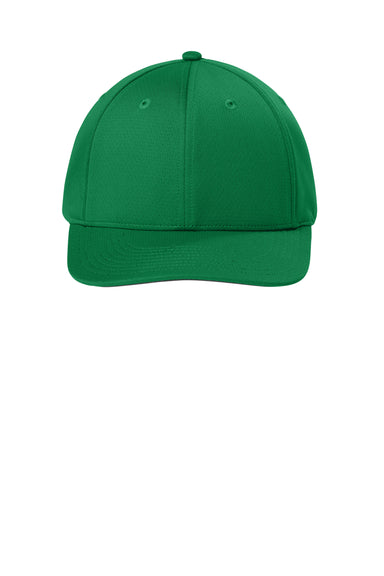 Sport-Tek Hats STC71 Mens Impact Mesh Stretch-Tek Adjustable Hat True Kelly Green Flat Front