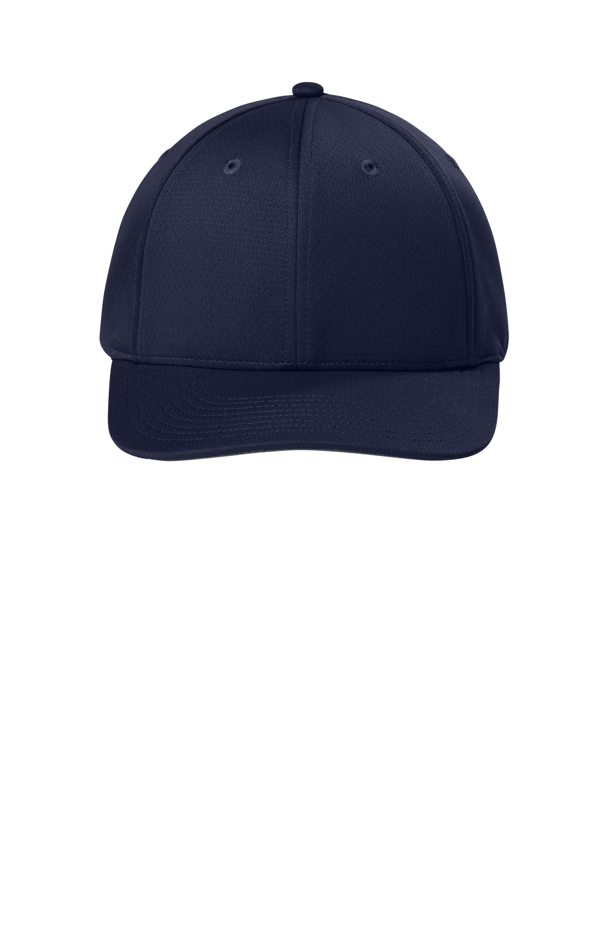 Sport-Tek Hats STC71 Mens Impact Mesh Stretch-Tek Adjustable Hat True Navy Blue Flat Front
