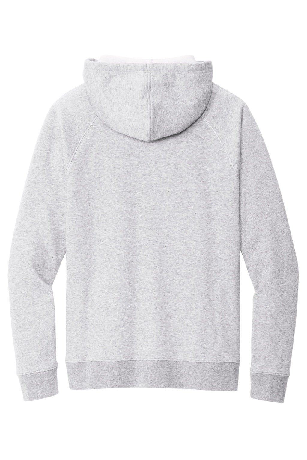 Sport-Tek STF200 Mens Drive Fleece Hooded Sweatshirt Hoodie w/ Pouch Pocket Heather Grey Flat Back