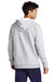 Sport-Tek STF200 Mens Drive Fleece Hooded Sweatshirt Hoodie w/ Pouch Pocket Heather Grey Model Back