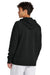 Sport-Tek STF200 Mens Drive Fleece Hooded Sweatshirt Hoodie w/ Pouch Pocket Black Model Back