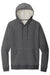 Sport-Tek STF200 Mens Drive Fleece Hooded Sweatshirt Hoodie w/ Pouch Pocket Heather Graphite Grey Flat Front