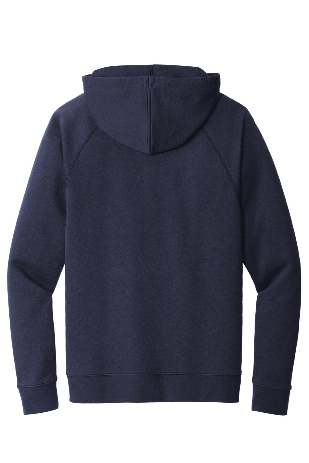 Sport-Tek STF200 Mens Drive Fleece Hooded Sweatshirt Hoodie w/ Pouch Pocket True Navy Blue Flat Back
