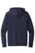 Sport-Tek STF200 Mens Drive Fleece Hooded Sweatshirt Hoodie w/ Pouch Pocket True Navy Blue Flat Back
