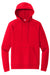 Sport-Tek STF200 Mens Drive Fleece Hooded Sweatshirt Hoodie w/ Pouch Pocket True Red Flat Front