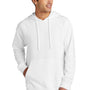 Sport-Tek Mens Drive Fleece Hooded Sweatshirt Hoodie w/ Pouch Pocket - White