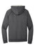 Sport-Tek STF201 Mens Drive Fleece Full Zip Hooded Sweatshirt Hoodie w/ Pockets Heather Graphite Grey Flat Back