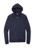 Sport-Tek STF201 Mens Drive Fleece Full Zip Hooded Sweatshirt Hoodie w/ Pockets True Navy Blue Flat Front