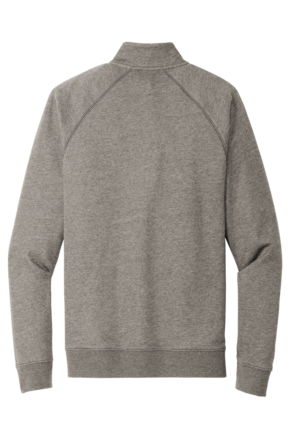 Sport-Tek STF202 Mens Drive Fleece 1/4 Zip Sweatshirt Heather Vintage Grey Flat Back