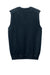 Port Authority SW2860 Mens Easy Care V-Neck Sweater Vest River Navy Blue Flat Back