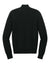 Port Authority SW2901 Mens Easy Care Long Sleeve Full Zip Sweater w/ Pockets Deep Black Flat Back