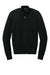 Port Authority SW2901 Mens Easy Care Long Sleeve Full Zip Sweater w/ Pockets Deep Black Flat Front