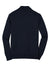 Port Authority SW290 Mens Long Sleeve 1/4 Zip Sweater Navy Blue Flat Back