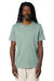 Stanley Stella SXU001 Mens Creator 2.0 Short Sleeve Crewneck T-Shirt Aloe Green Model Front