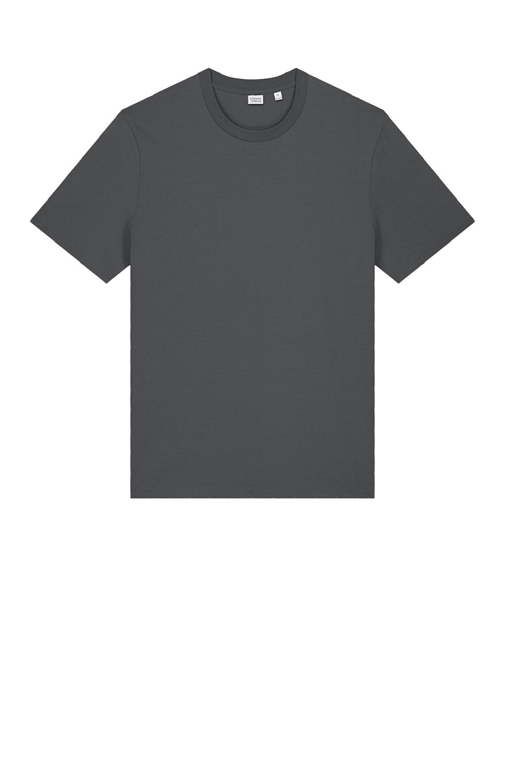 Stanley Stella SXU001 Mens Creator 2.0 Short Sleeve Crewneck T-Shirt Anthracite Grey Flat Front