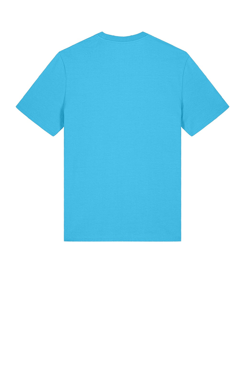 Stanley Stella SXU001 Mens Creator 2.0 Short Sleeve Crewneck T-Shirt Aqua Blue Flat Back