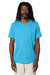 Stanley Stella SXU001 Mens Creator 2.0 Short Sleeve Crewneck T-Shirt Aqua Blue Model Front