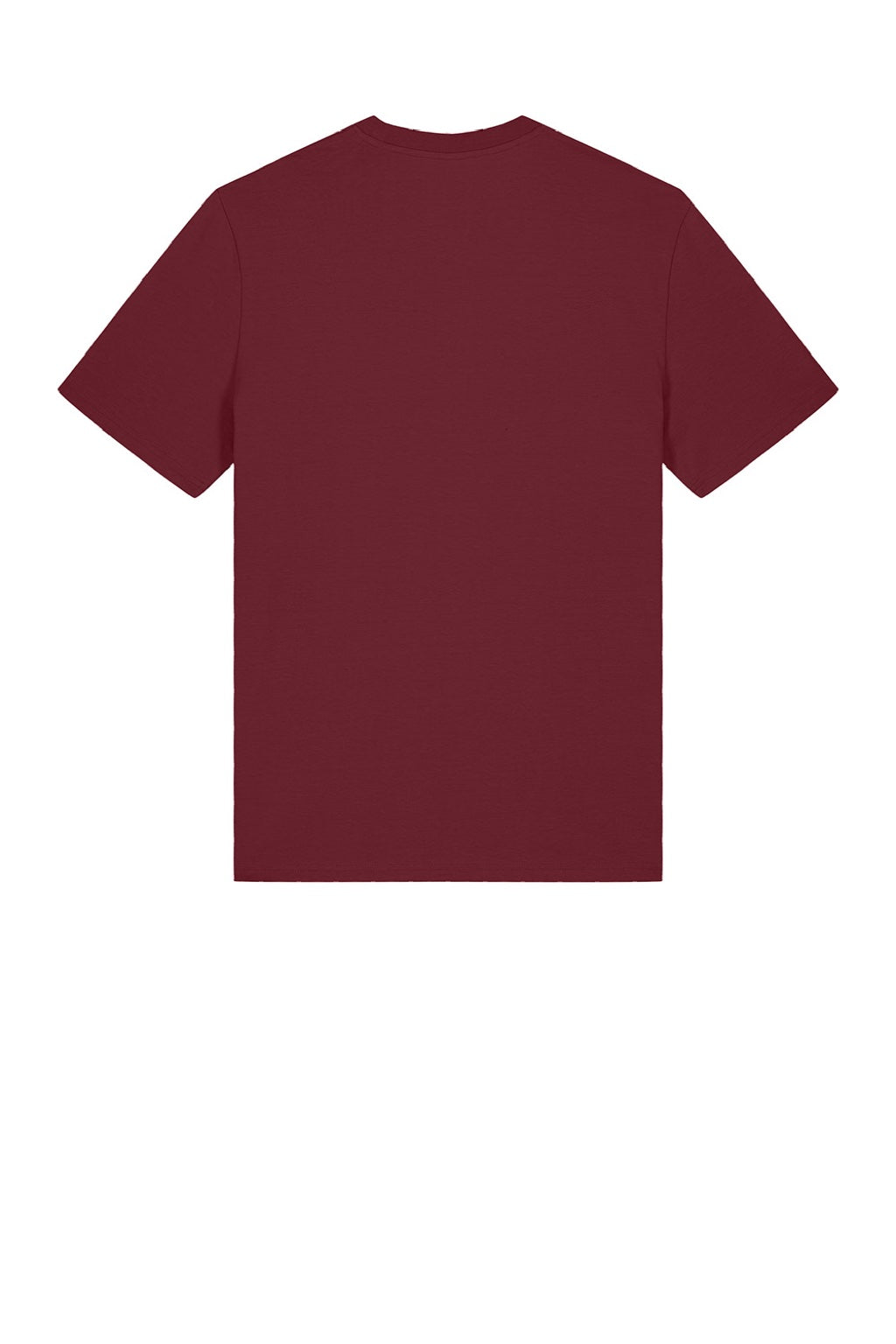 Stanley Stella SXU001 Mens Creator 2.0 Short Sleeve Crewneck T-Shirt Burgundy Flat Back