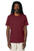 Stanley Stella SXU001 Mens Creator 2.0 Short Sleeve Crewneck T-Shirt Burgundy Model Front