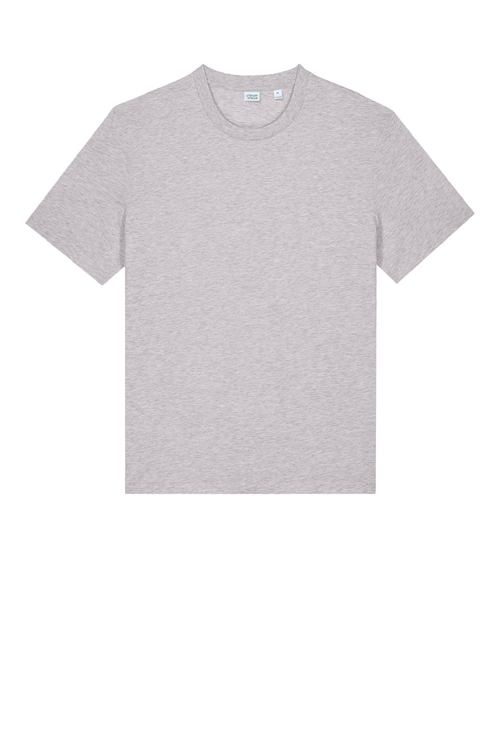 Stanley Stella SXU001 Mens Creator 2.0 Short Sleeve Crewneck T-Shirt Heather Cool Grey Flat Front