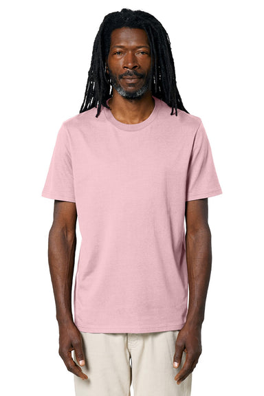 Stanley Stella SXU001 Mens Creator 2.0 Short Sleeve Crewneck T-Shirt Cotton Pink Model Front