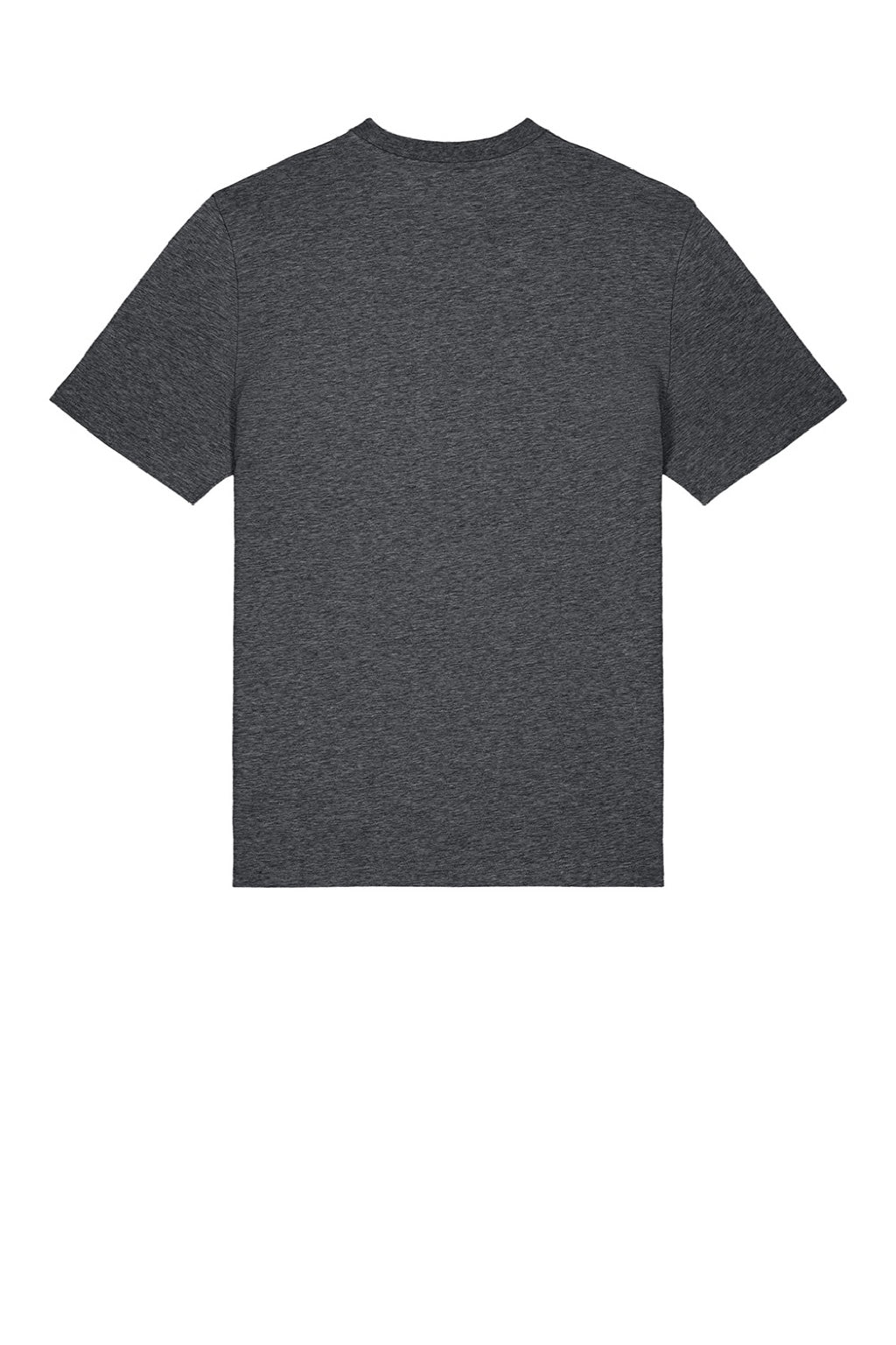 Stanley Stella SXU001 Mens Creator 2.0 Short Sleeve Crewneck T-Shirt Heather Dark Grey Flat Back