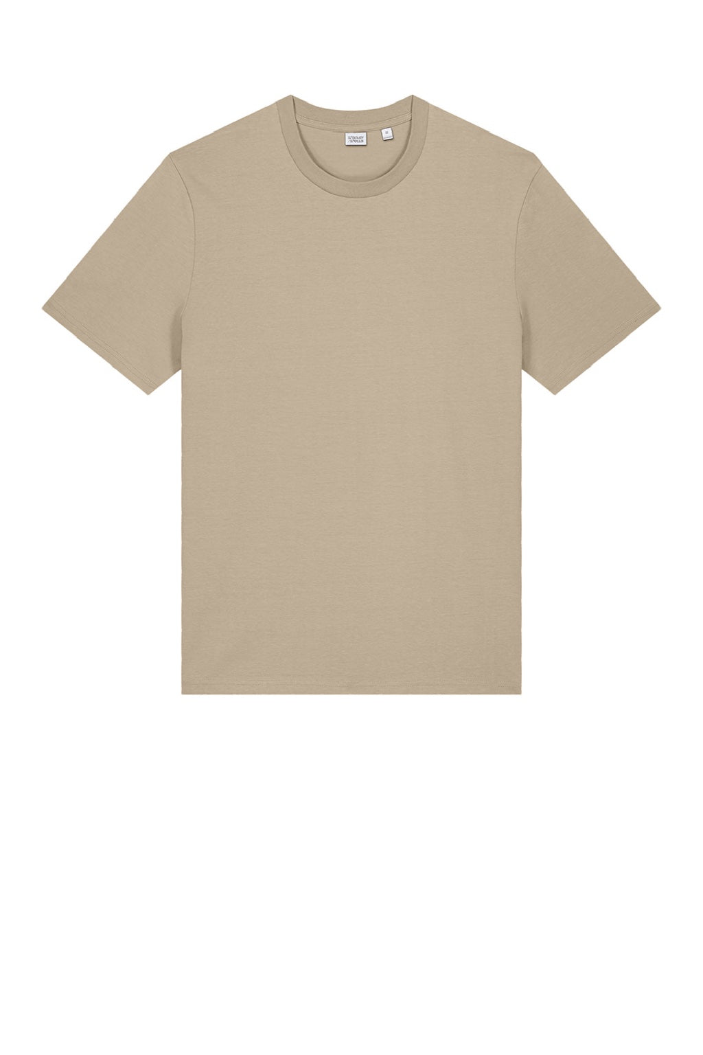 Stanley Stella SXU001 Mens Creator 2.0 Short Sleeve Crewneck T-Shirt Desert Dust Brown Flat Front