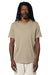 Stanley Stella SXU001 Mens Creator 2.0 Short Sleeve Crewneck T-Shirt Desert Dust Brown Model Front